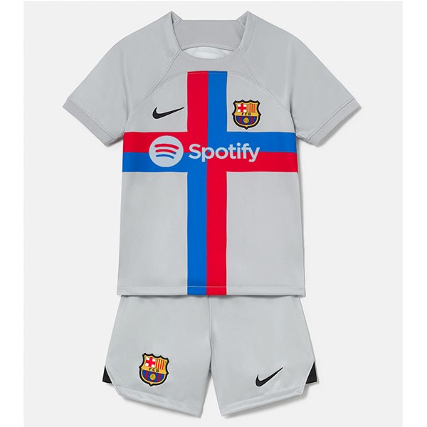 Trikot Barcelona Ausweich Kinder 2022-2023